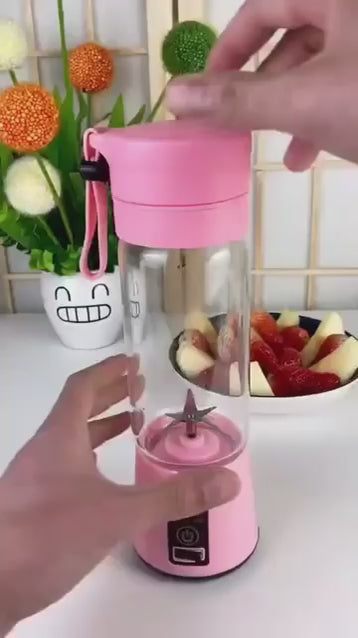 Portable Electric 6 Blade USB Juice Maker (380 ml)